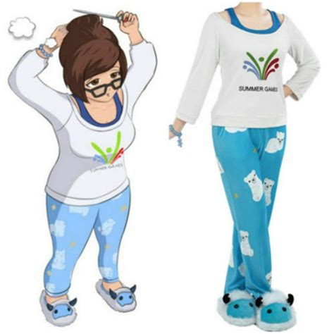 Snuggle Up in Overwatch Mei Pajamas: Escape into a Cozy Winter Wonderland