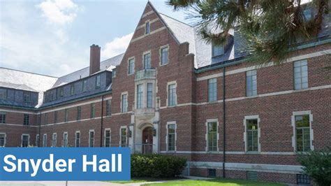 Snyder Hall at Michigan State University: A Comprehensive Overview