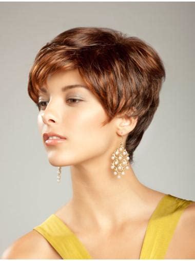 So Great 3 Short 2025 Straight Auburn Boycuts Popular Wigs