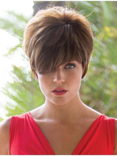 So Great Short Wavy Brown High Quality Boycuts Wigs