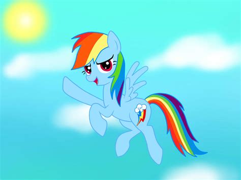 Soaring High with Rainbow Dash: Lessons on Courage and Determination