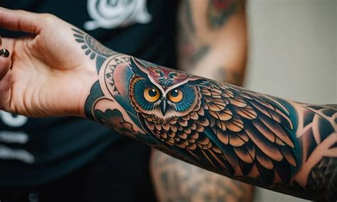 Soaring Through Life: The Profound Symbolism of Owl Wings Tattoos