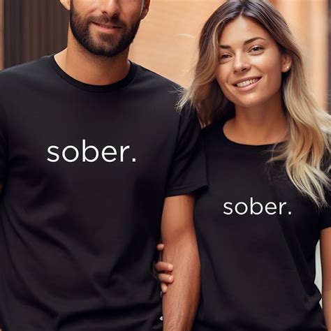 Sober T-Shirts: The Ultimate Expression of Self-Discovery and Triumph