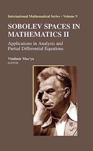 Sobolev Spaces in Mathematics II Applications in Analysis and Partial Differential Equations 1st Edi Epub