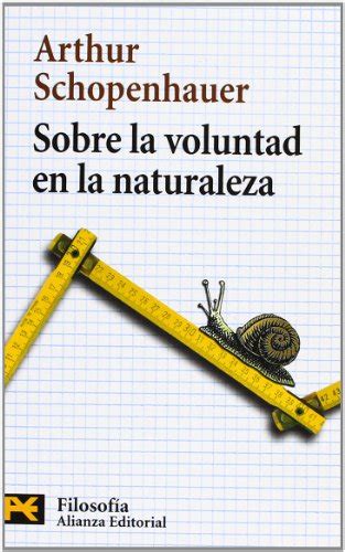 Sobre la voluntad en la naturaleza El Libro De Bolsillo Spanish Edition Reader