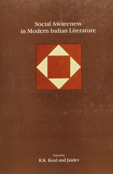 Social Awareness in Modern Indian Literature PDF