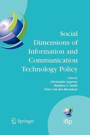 Social Dimensions of Information and Communication Technology Policy Proceedings of the Eighth Inter PDF