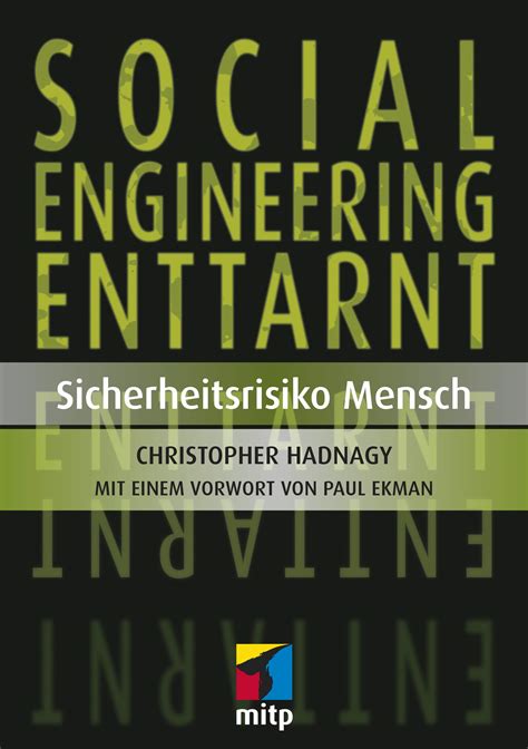 Social Engineering enttarnt Sicherheitsrisiko Mensch mitp Professional German Edition Reader