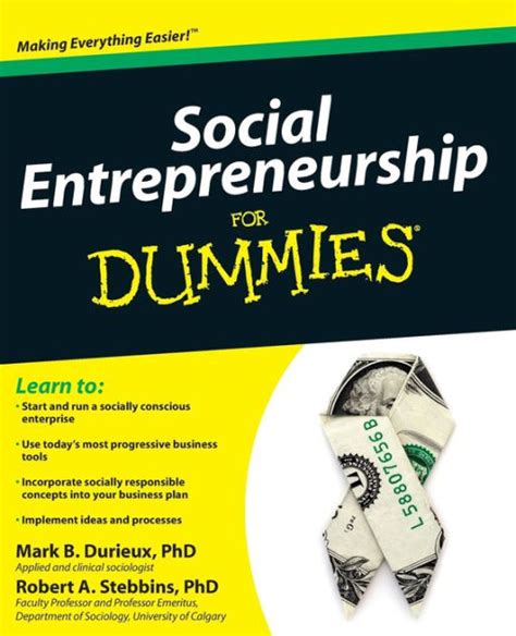 Social Entrepreneurship For Dummies Doc