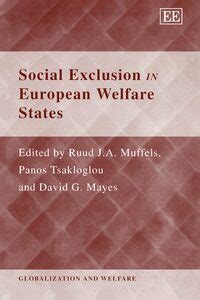 Social Exclusion in European Welfare States Epub