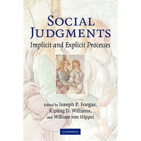 Social Judgments Implicit and Explicit Processes PDF
