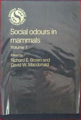 Social Odours in Mammals Volume I Epub
