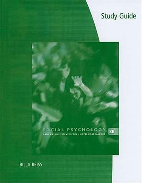 Social Psychology 8th Edition Kassin Study Guide Ebook Doc