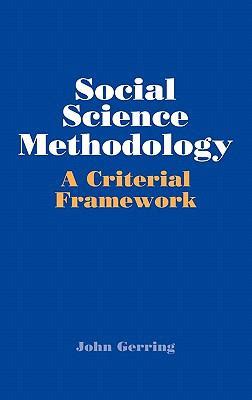 Social Science Methodology: A Criterial Framework Ebook Doc