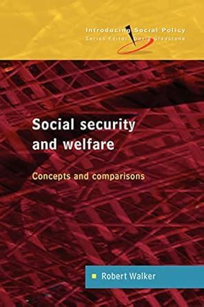 Social Security and Welfare : Concepts and Comparisons PDF