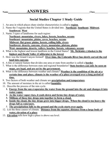 Social Studies Guided And Review Answers Epub