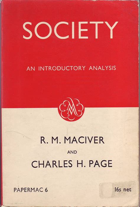 Society An Introductory Analysis Reader