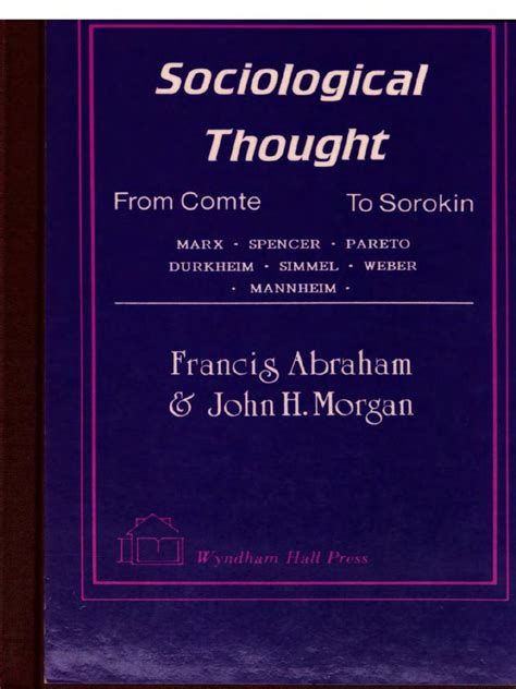 Sociological Thought in Marx's Writings A Summary of His Formulatio Kindle Editon