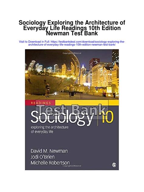 Sociology, Vol. 1 Exploring the Architecture of Everyday Life : Readings Reader