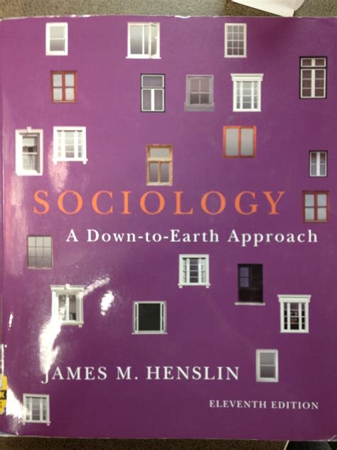 Sociology A Down-To-Earth Approach with Other PDF