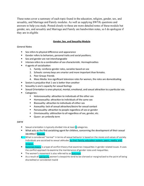 Sociology Exam 3 Answers PDF