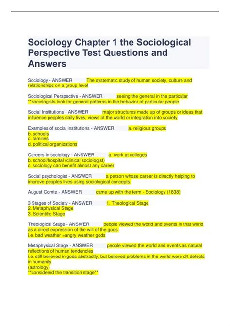 Sociology Exam Questions And Answers For Hsc Kindle Editon