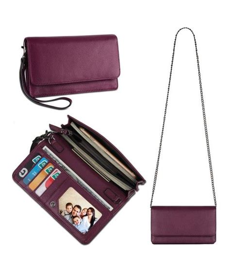 Soft Feel Smartphone Wristlet Crossbody Inch Purple PDF