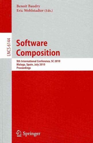 Software Composition 9th International Conference PDF