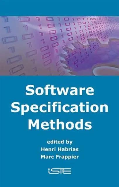 Software Specification Methods An Overview Using a Case Study 1st Edition PDF