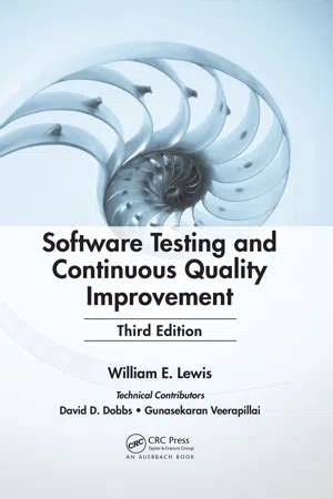 Software Testing and Continuous Quality Improvement Kindle Editon