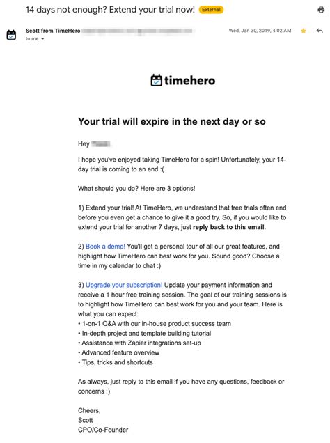 Software Upgrade Email Template