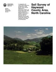 Soil Survey of Haywood County Area , North Carolina Ebook Reader