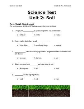 Soil Unit Test Answer Epub