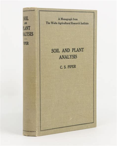 Soil and Plant Analysis A Laboratory Manual of Methods for the Examination of Soils and the Determi PDF