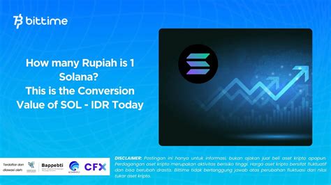 Solana to IDR: Understanding the Conversion and Exploring Applications