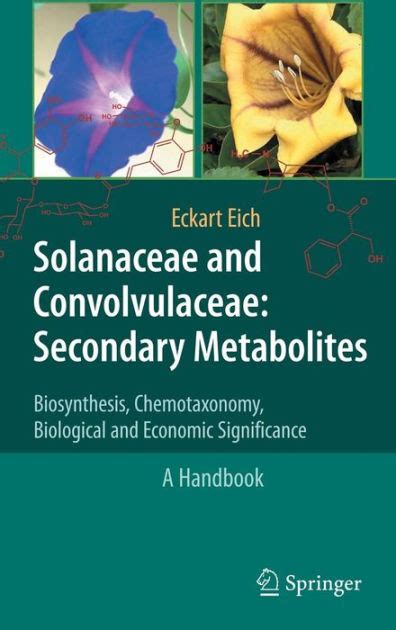 Solanaceae and Convolvulaceae : Secondary Metabolites Biosynthesis, Chemotaxonomy, Biological and Ec PDF