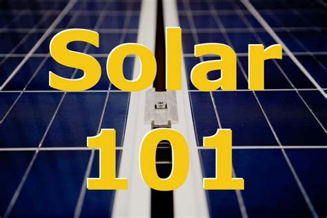 Solar 101