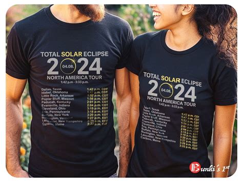 Solar Eclipse 2024 Shirts: Gear Up for the Celestial Spectacle