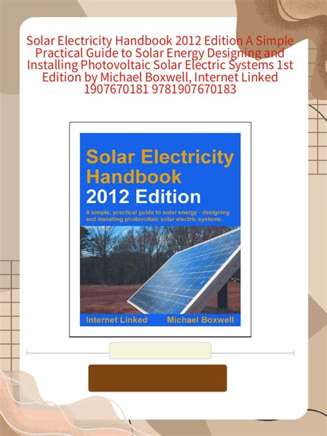 Solar Electricity Handbook practical installing Reader