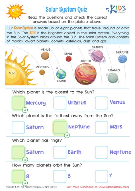 Solar System Questions And Answers Workbook Reader