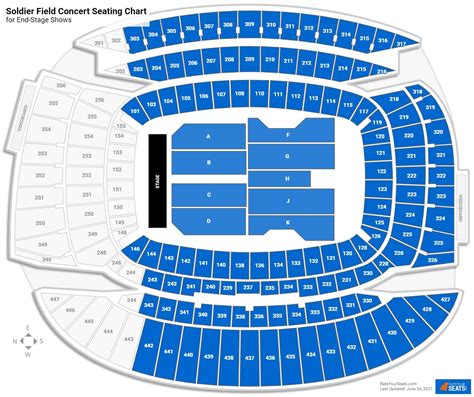 Soldier Field Seating Chart For Concerts