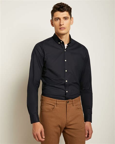 Solid Oxford Shirts: