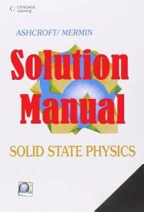 Solid State Physics Ashcroft Solution Ch9 Ebook Kindle Editon