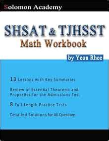 Solomon Academys SHSAT TJHSST Workbook Reader