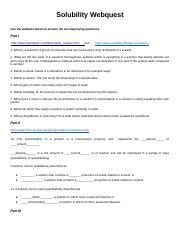 Solubility Webquest Answers Epub