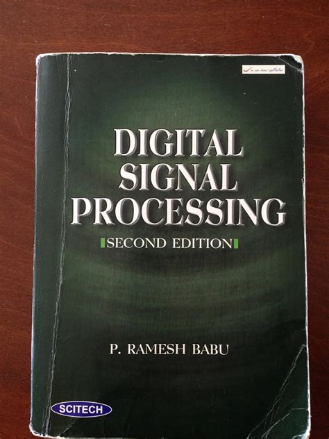 Solution Book Of Digital Signal Processing By P Ramesh Babu Reader