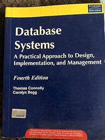 Solution Database Systems Connolly 4th Ebook Reader