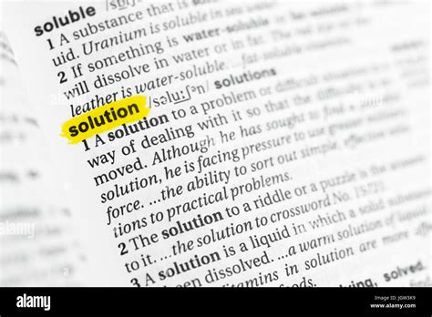 Solution Dictionary PDF