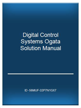 Solution Digital Control Ogata Reader