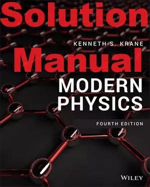 Solution For Krane Modern Physics Kindle Editon